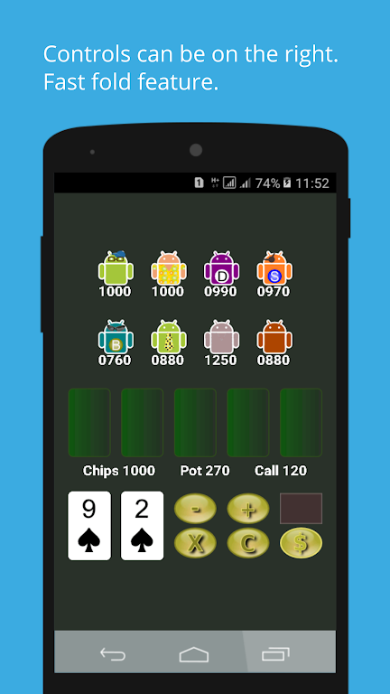 Poker Droidz - Offline Texas Holdem Screenshot3