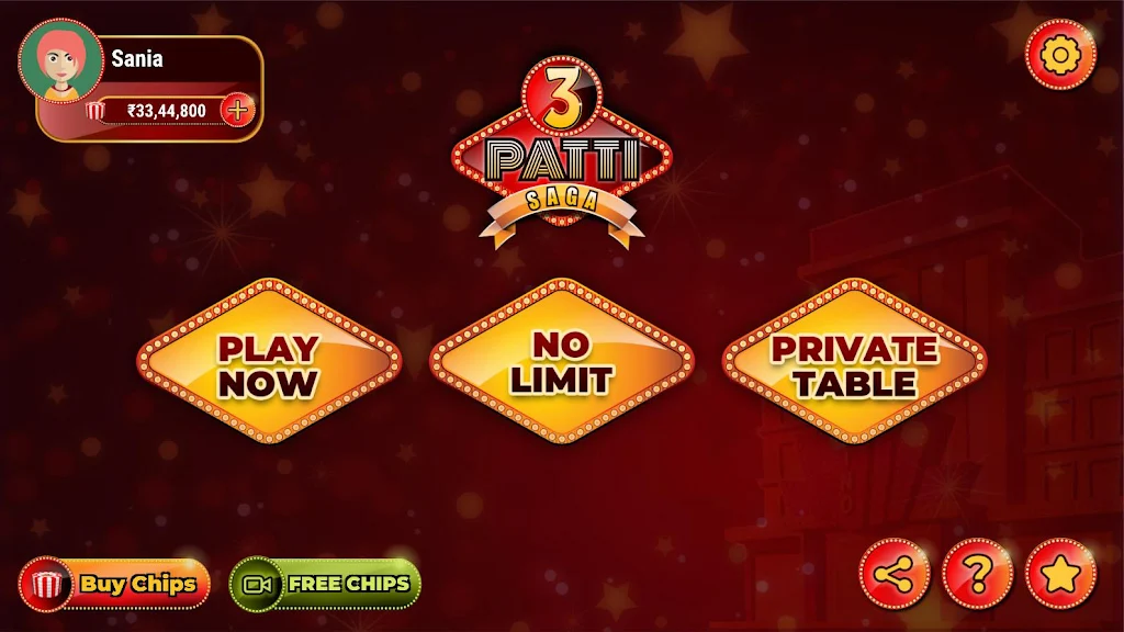 3 Patti Online Game 2021 :New 3 Patti Indian Poker Screenshot1