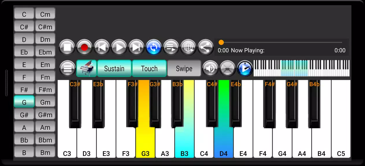 Strings and Piano Keyboard Screenshot2