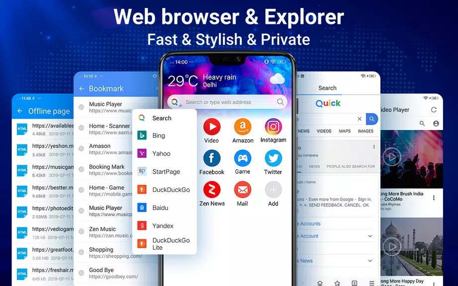 Web Browser - Fast & Privacy Screenshot1