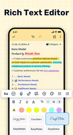 Easy Notes - Note Taking Apps Screenshot2