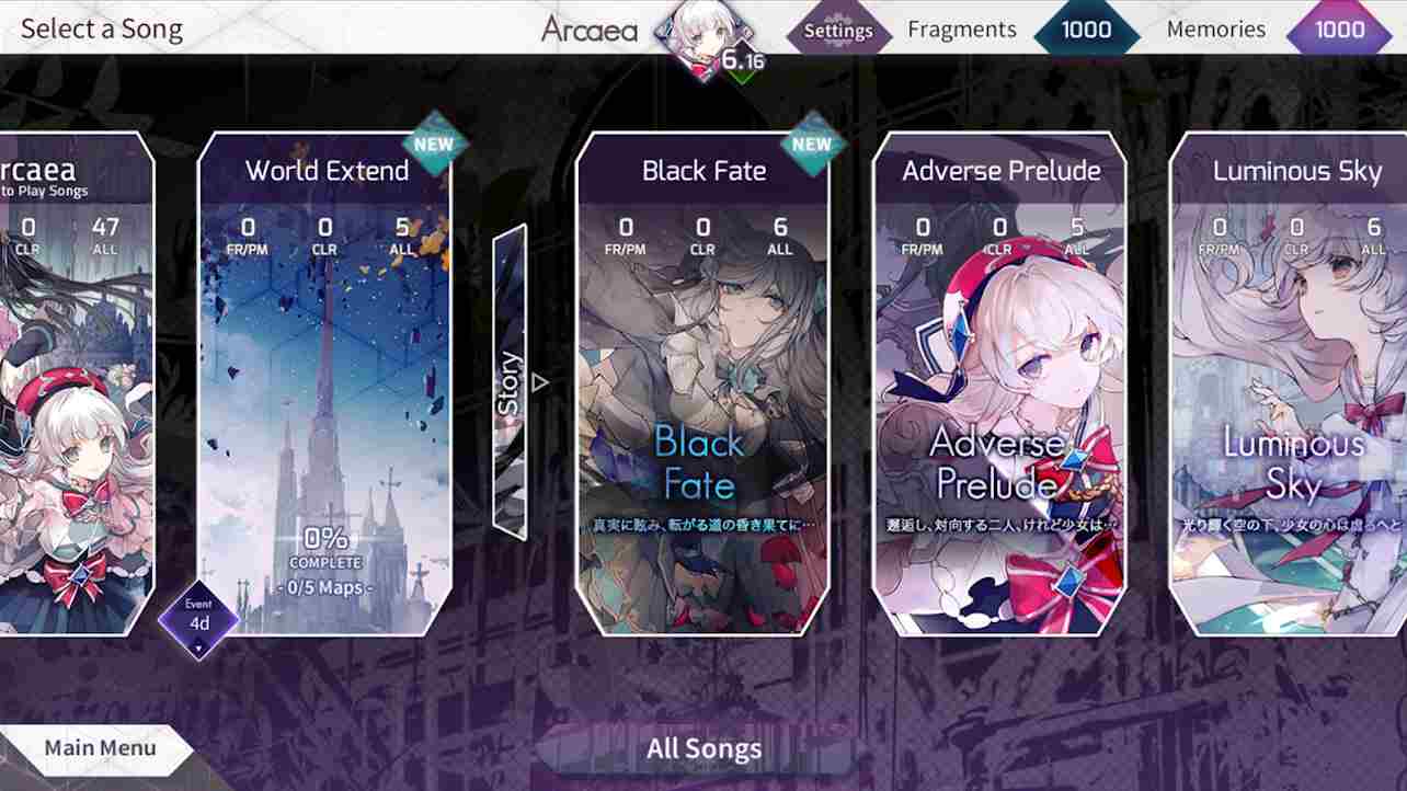 Arcaea Screenshot2