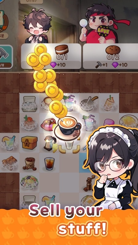 Merge Maid Cafe Screenshot3