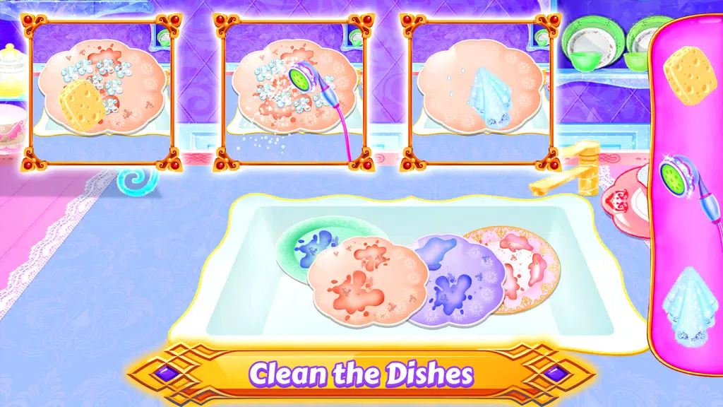 Princess Room Cleanup Washer Screenshot3