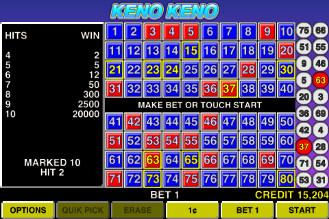 Keno Keno Las Vegas Casino Screenshot4