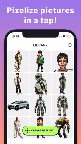 PixelMe: Pixel Art AI Camera Screenshot1