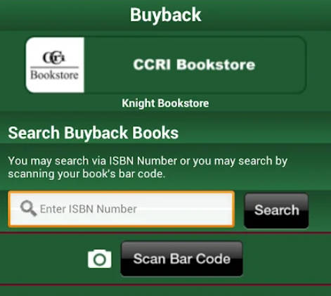 On The Go CCRI Bookstore Screenshot3