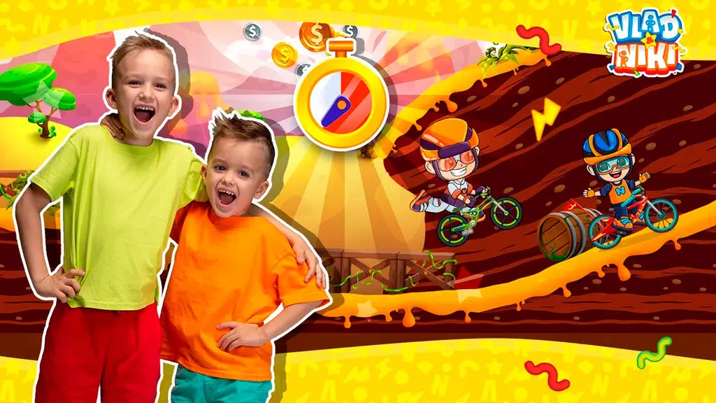 Vlad & Niki: Kids Bike Racing Screenshot4