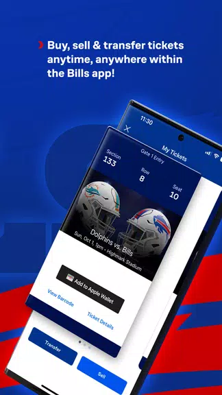 Buffalo Bills Mobile Screenshot4