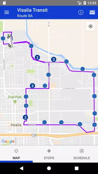 Visalia Transit Screenshot1