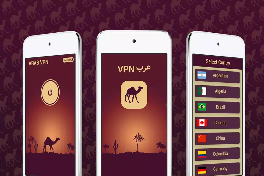 Camel VPN Free Hotspot Unlimited Super Fast Proxy Screenshot1