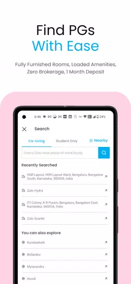 Zolo Coliving - Rent PG Online Screenshot2