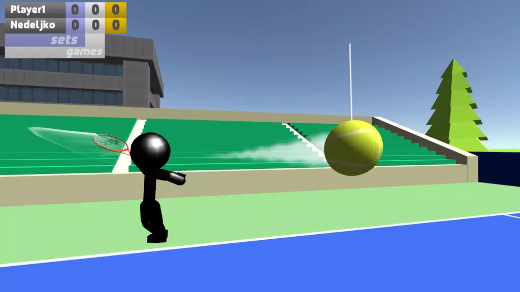 Stickman 3D Tennis Screenshot1