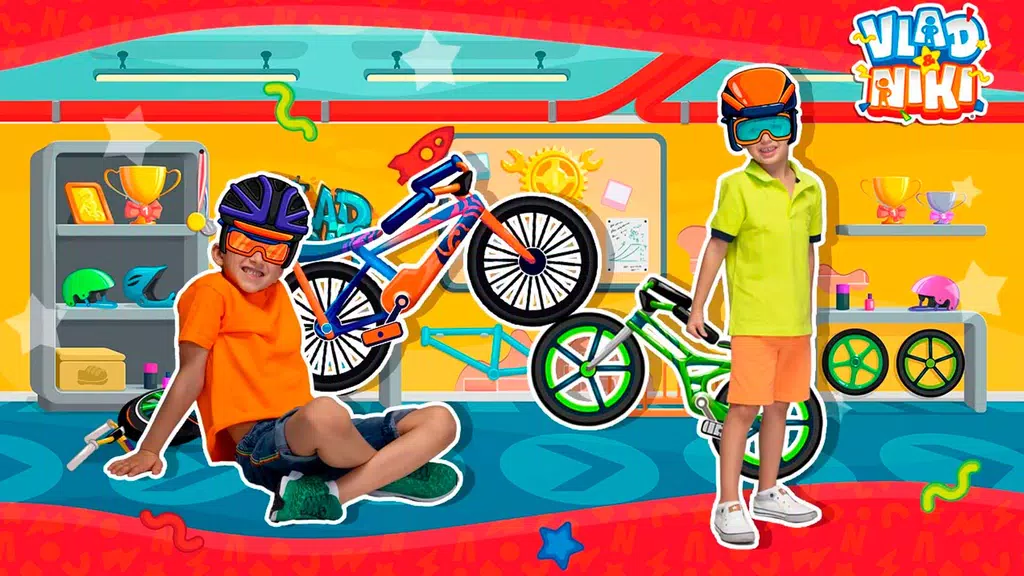 Vlad & Niki: Kids Bike Racing Screenshot2