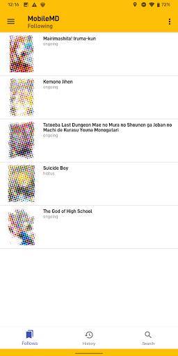 MobileMD - Mangadex client Screenshot1