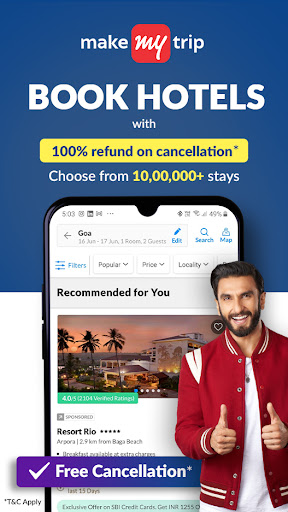 MakeMyTrip - Flights & Hotels Screenshot3