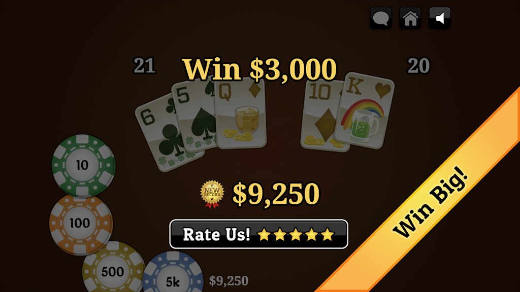 St. Patrick's Day Blackjack Screenshot3