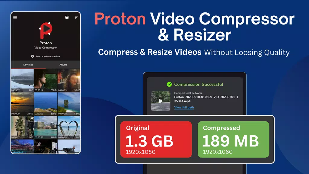 Reduce & compress video size Screenshot1