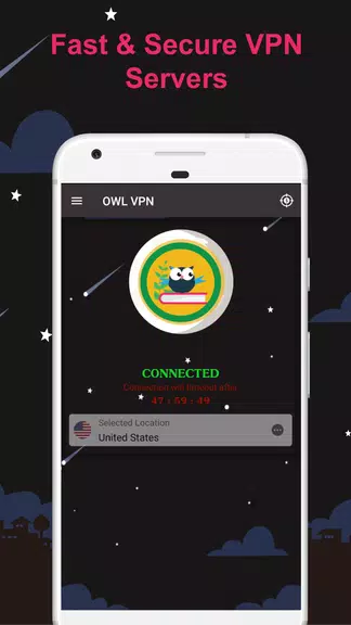 Owl VPN : Fast, Free, Unlimited, Super secure VPN Screenshot1