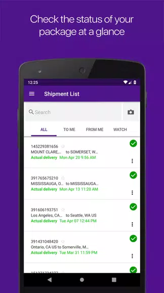 FedEx Mobile Screenshot1