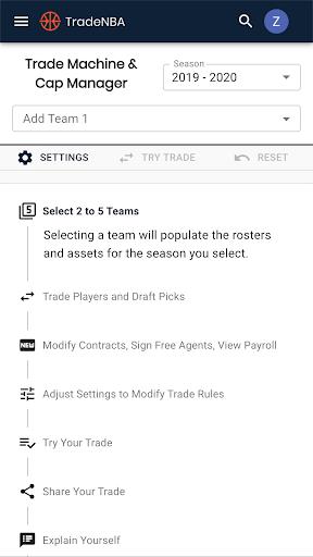 TradeNBA: NBA Trade Machine & Screenshot2