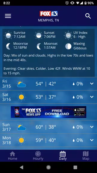 FOX13 Weather App Screenshot2