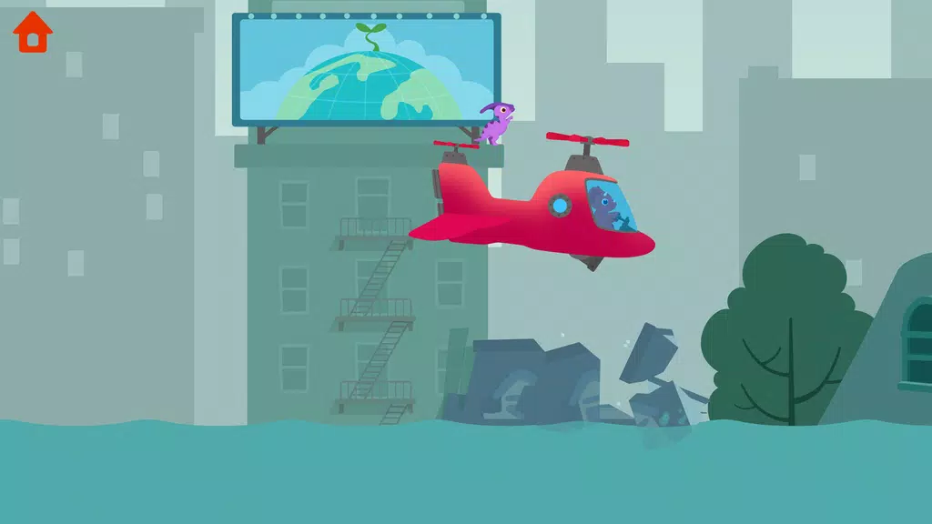 Dinosaur Helicopter Kids Games Screenshot1