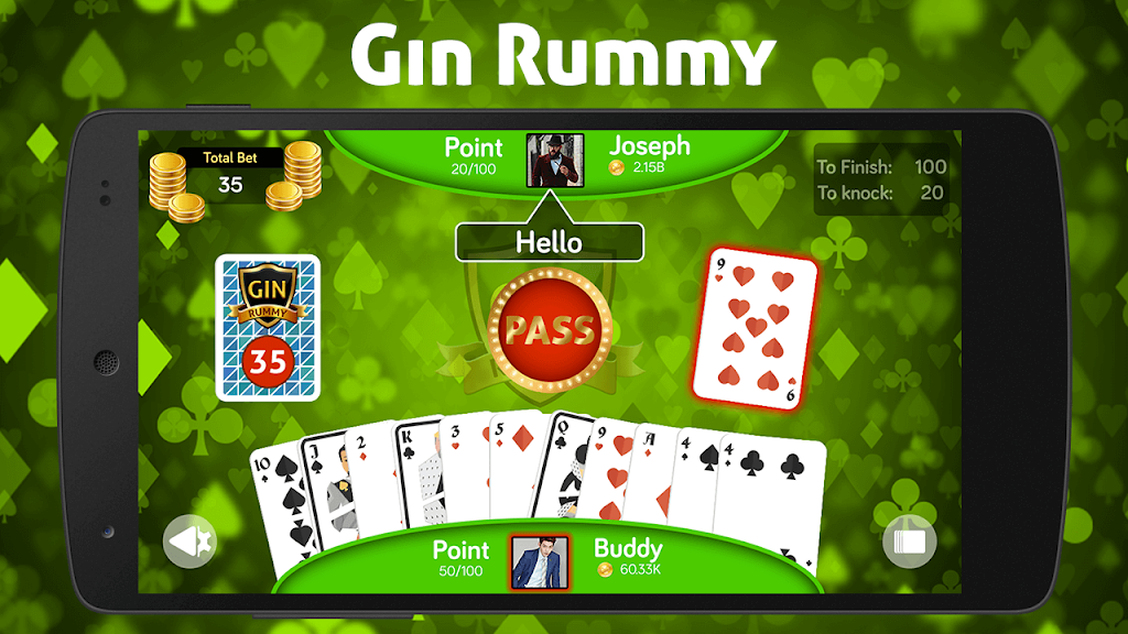 Gin Rummy Plus by Neem Games Screenshot2