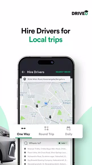 DriveU: Drivers & Car Services Screenshot2