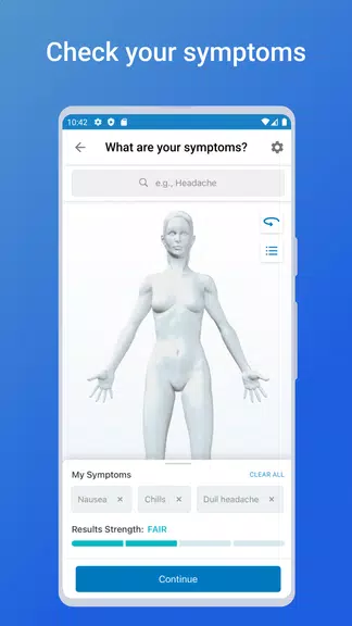 WebMD: Symptom Checker Screenshot1