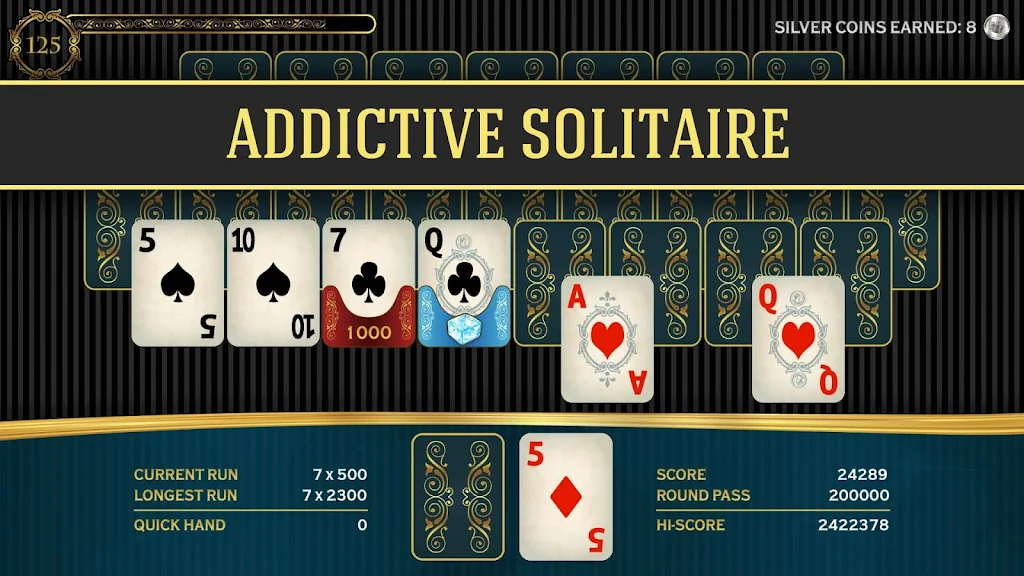 Chain: Deluxe Card Solitaire Challenge Screenshot1