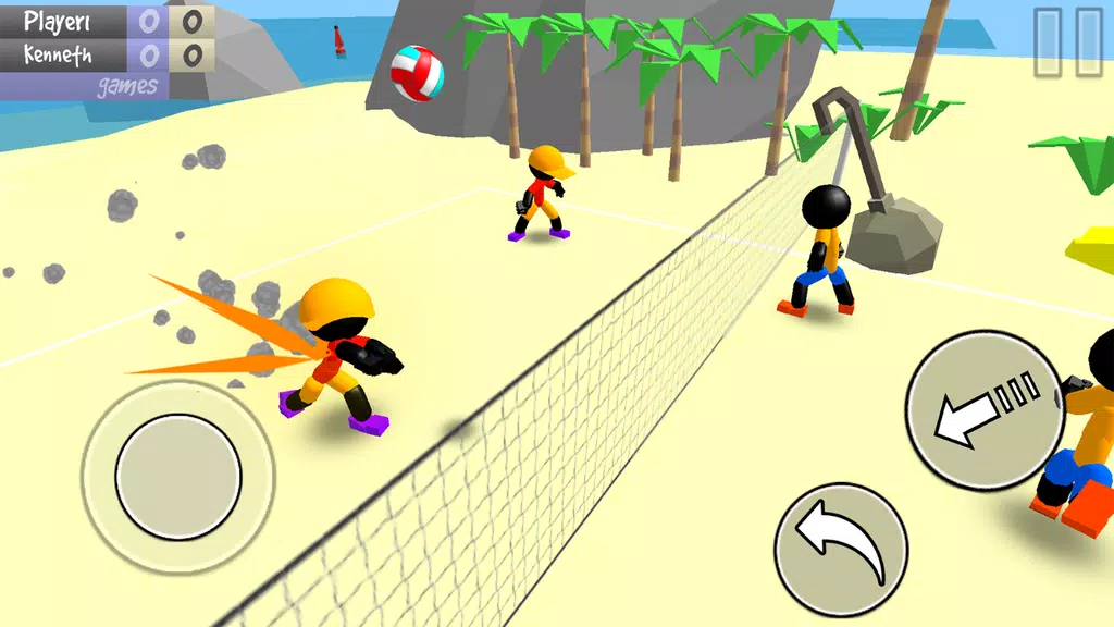 Stickman Beach Volleyball Screenshot1