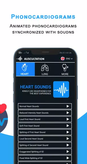 Auscultation | Heart Sounds Screenshot3