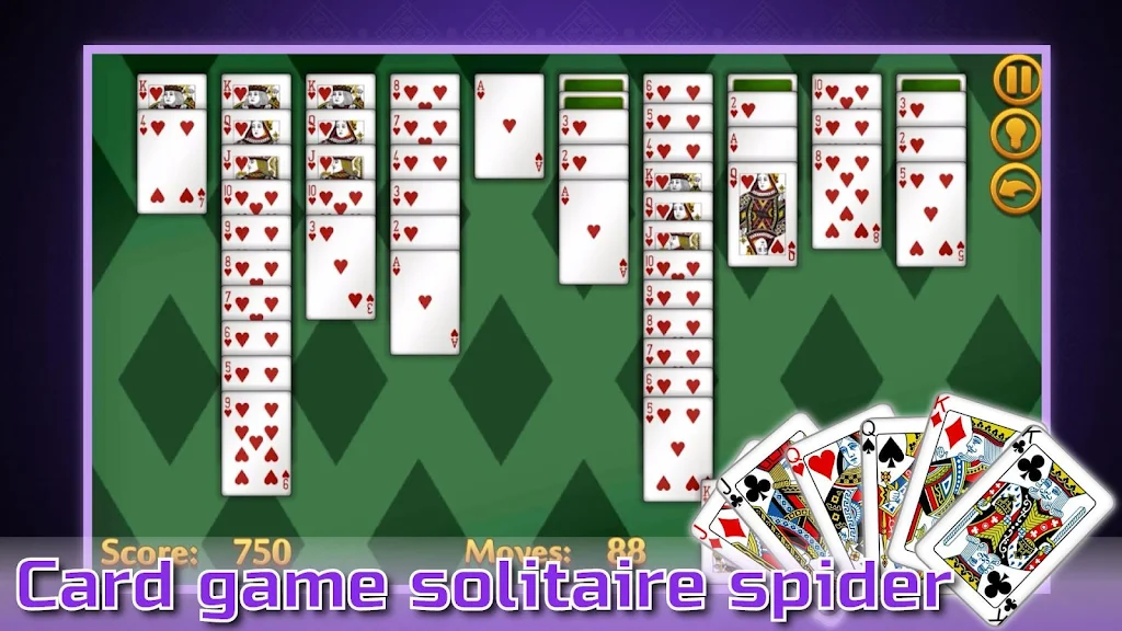 Spider: Solitaire Card Game ♣ Screenshot3