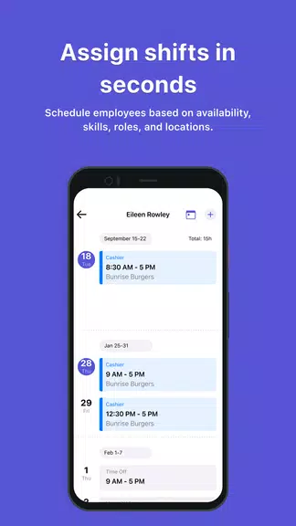 Camelo: Work Schedule Maker Screenshot3