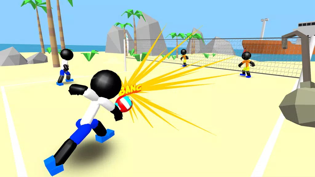 Stickman Beach Volleyball Screenshot2