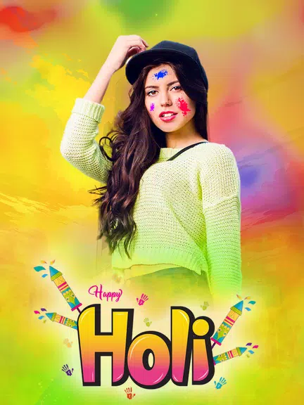 Happy Holi Video Maker Screenshot4