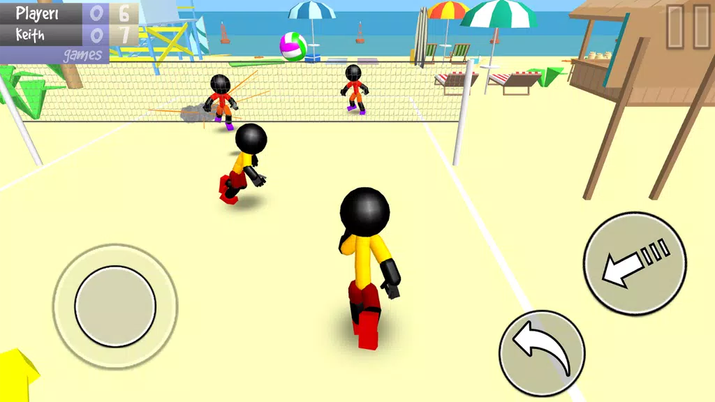 Stickman Beach Volleyball Screenshot3