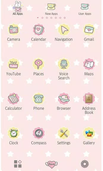 -Fluffy Parade- Theme +HOME Screenshot2