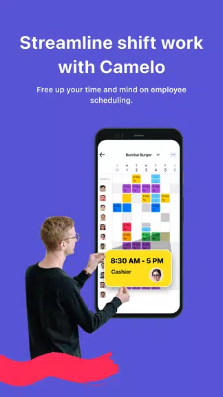 Camelo: Work Schedule Maker Screenshot1