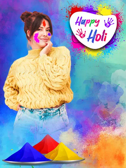 Happy Holi Video Maker Screenshot3