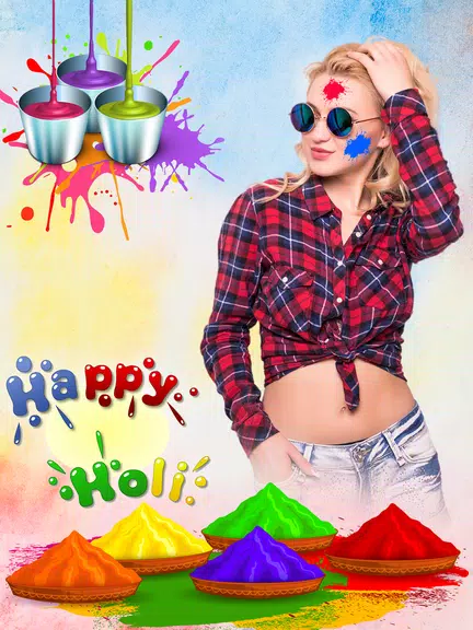 Happy Holi Video Maker Screenshot1