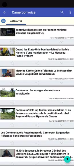 Actualités Cameroun & Monde Screenshot4