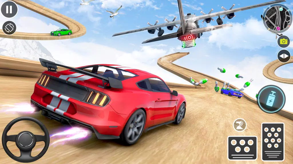 Muscle Car Stunts - Ramp Car Screenshot2