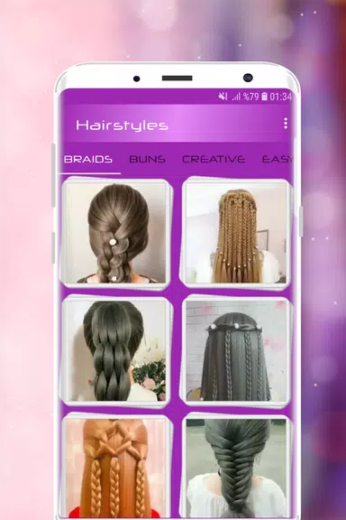 Hairstyles Step by Step Videos Screenshot1