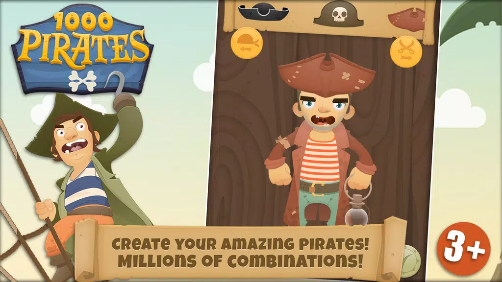 1000 Pirates Dress Up for Kids Screenshot1