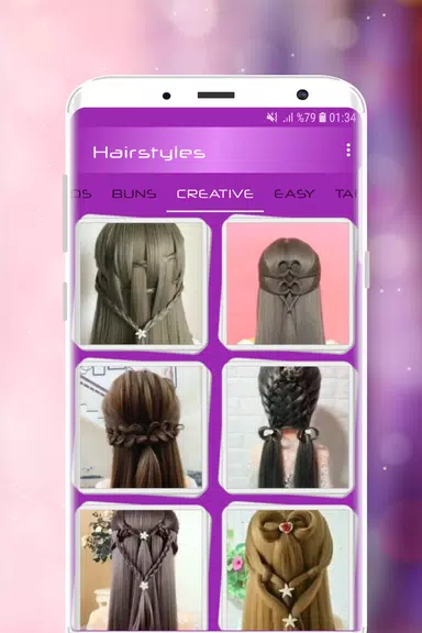 Hairstyles Step by Step Videos Screenshot2