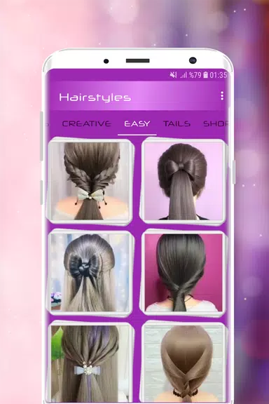 Hairstyles Step by Step Videos Screenshot3