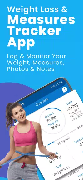 Weight Tracker, Measures & BMI Screenshot1