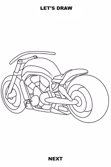 Draw Motorcycles: Cruiser Screenshot4